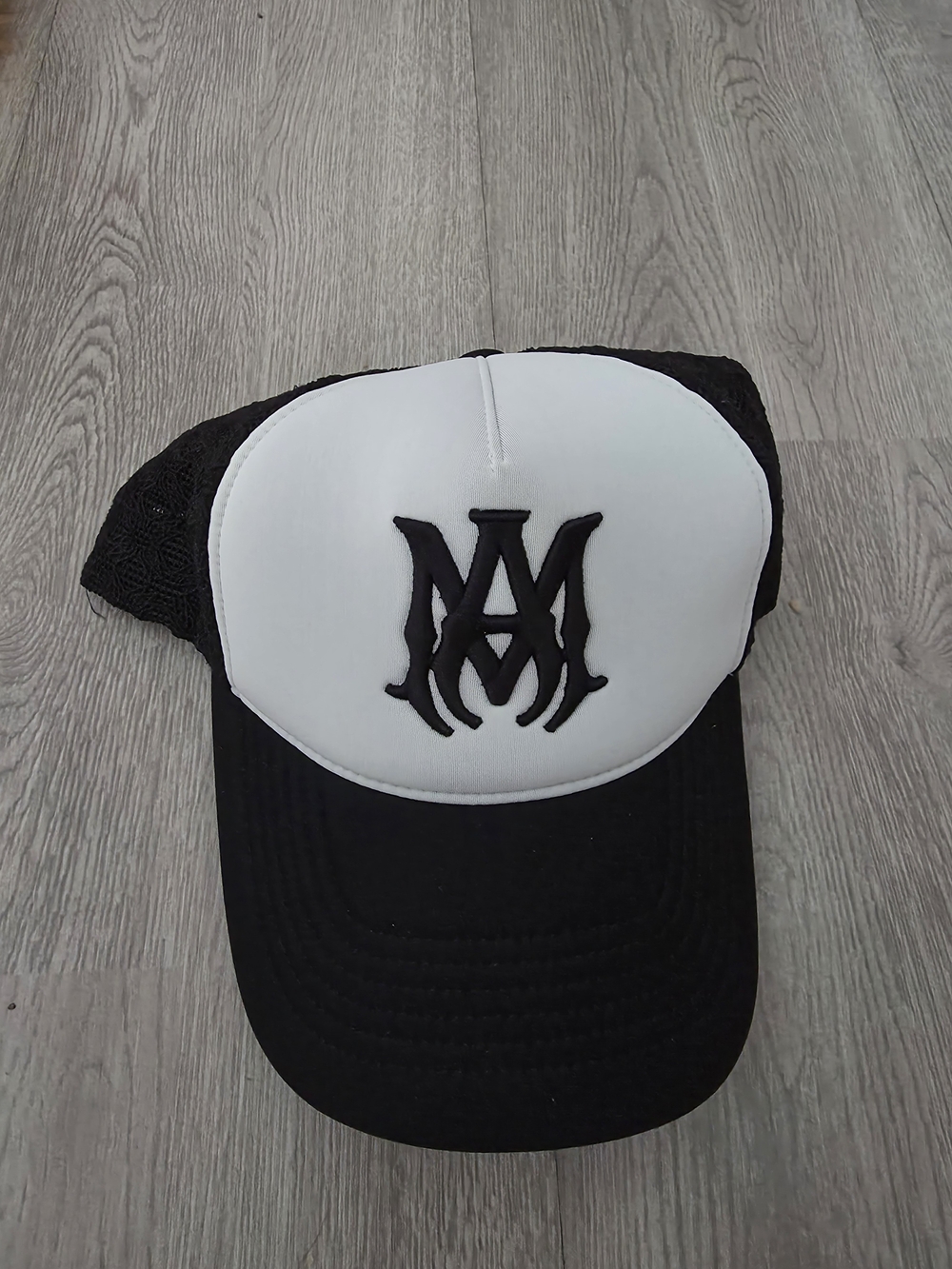 AMIRI Logo Black Mesh Cap